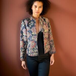 Retro, Artsy, Asian inspired, Embroidered and beaded blazer​​